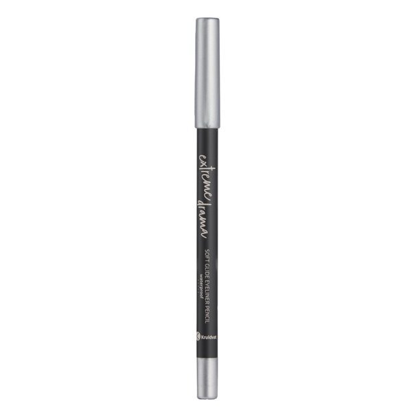 Kruidvat Extreme Drama 110 Moonbeam Silver mīksts, ūdensizturīgs acu zīmulis 1,2 g