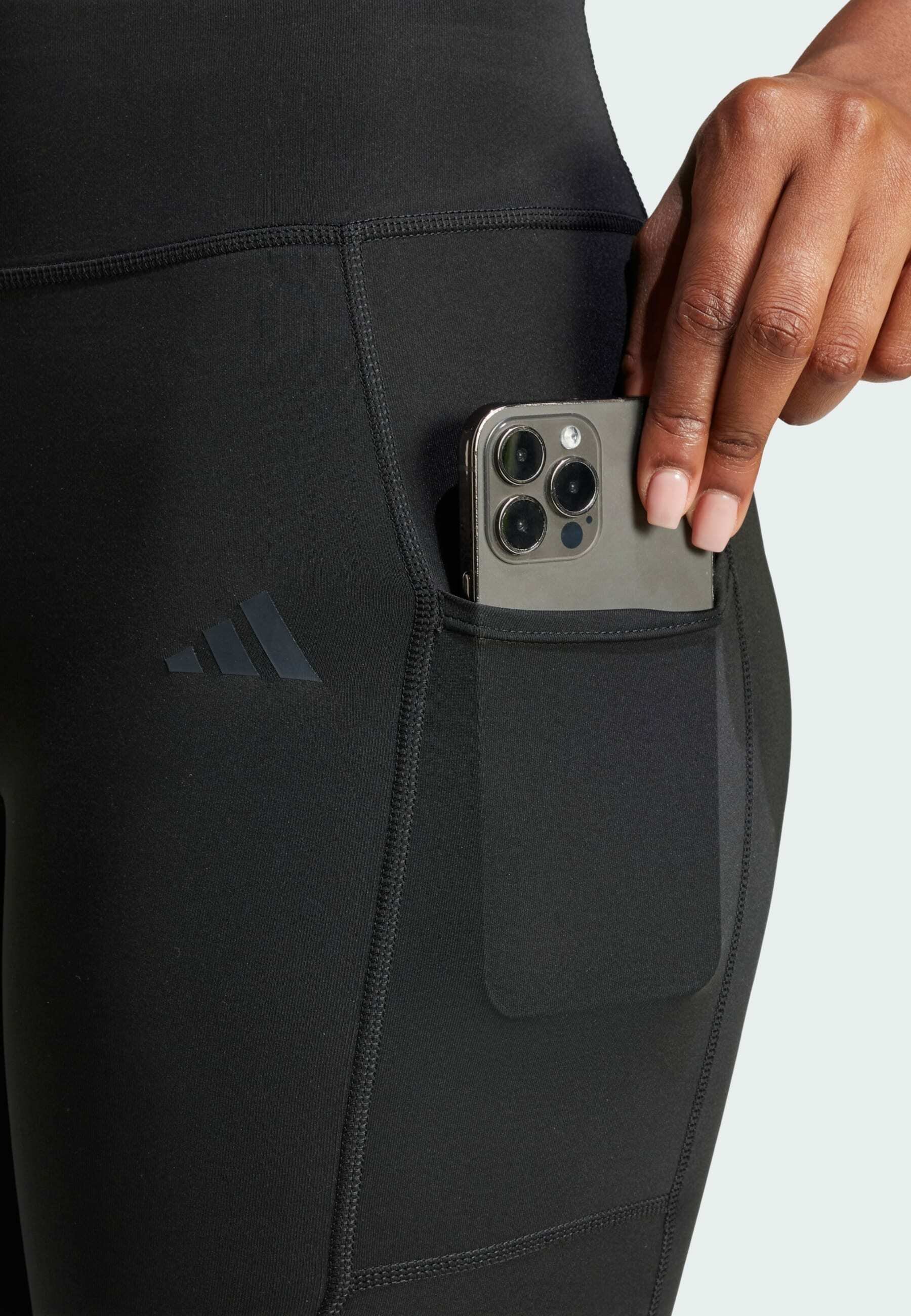 Legging adidas Performance OPTIME 3-Stripes - Noir