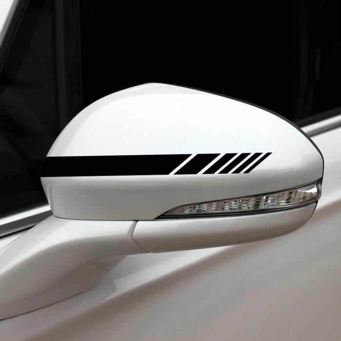 pegatinas de flores para coche, impermeables y removibles, para decoración de vehículos, protegen contra arañazos, color blanco.