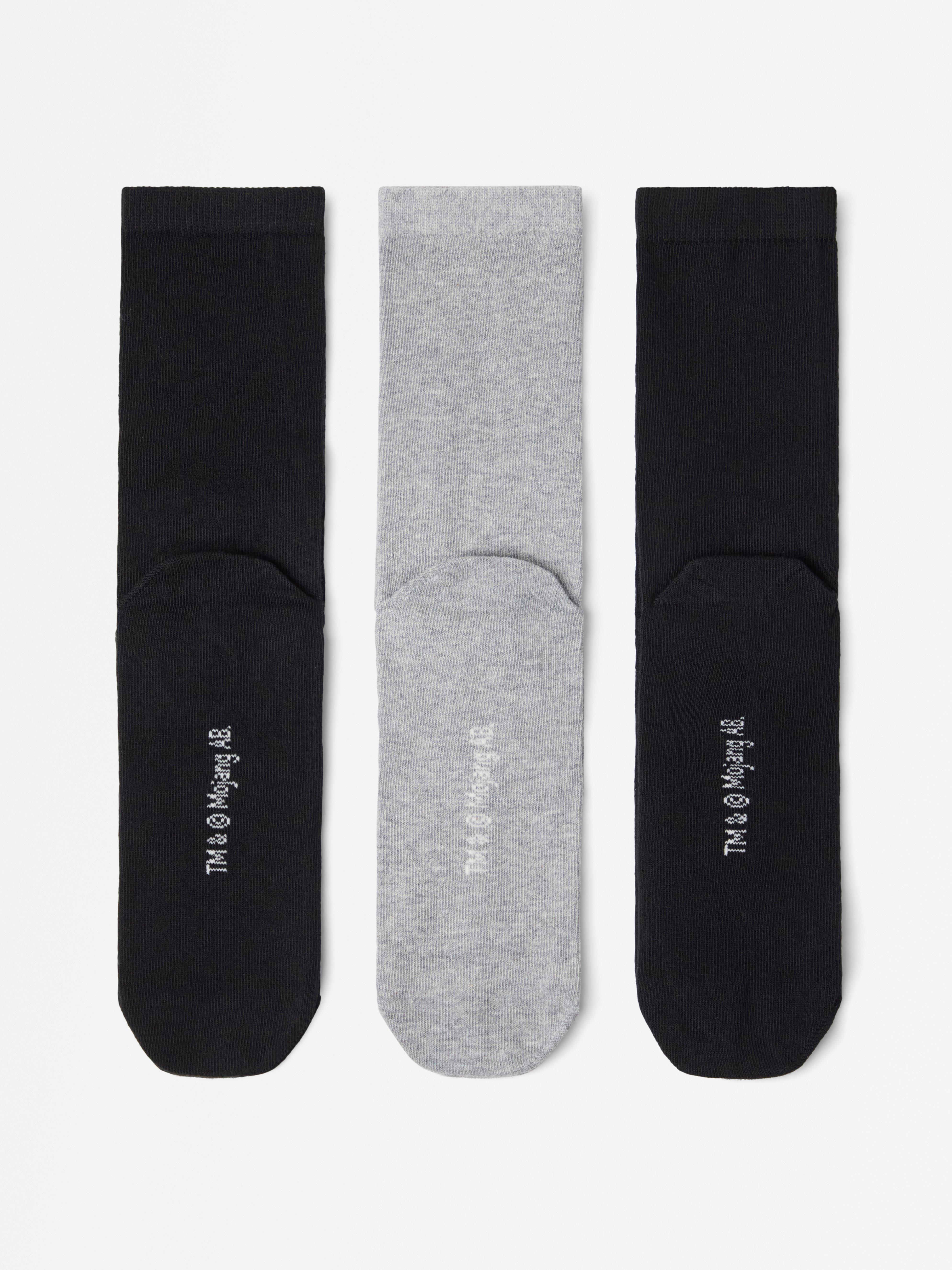 Pacote com 3 pares de meias Minecraft pretas