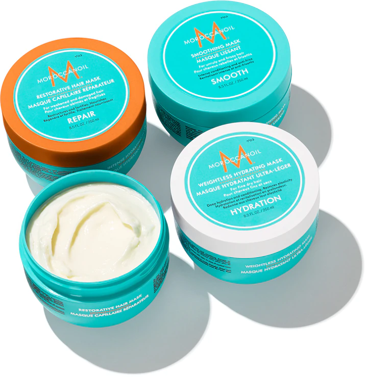 Máscara Hidratante Intensa Moroccanoil: máscara intensamente hidratante e nutritiva para cabelos secos e normais.