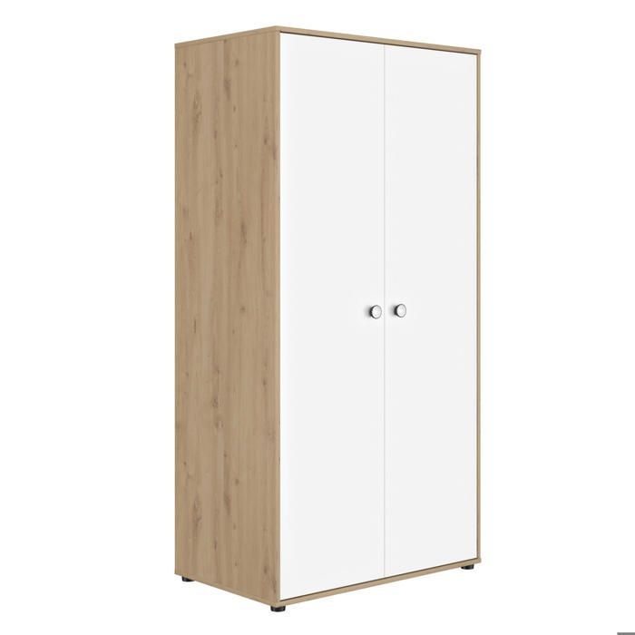 ARTHUR - Set composto da lettino Galipette (60x120 cm), cassettiera a 2 ante e armadio a 2 ante.