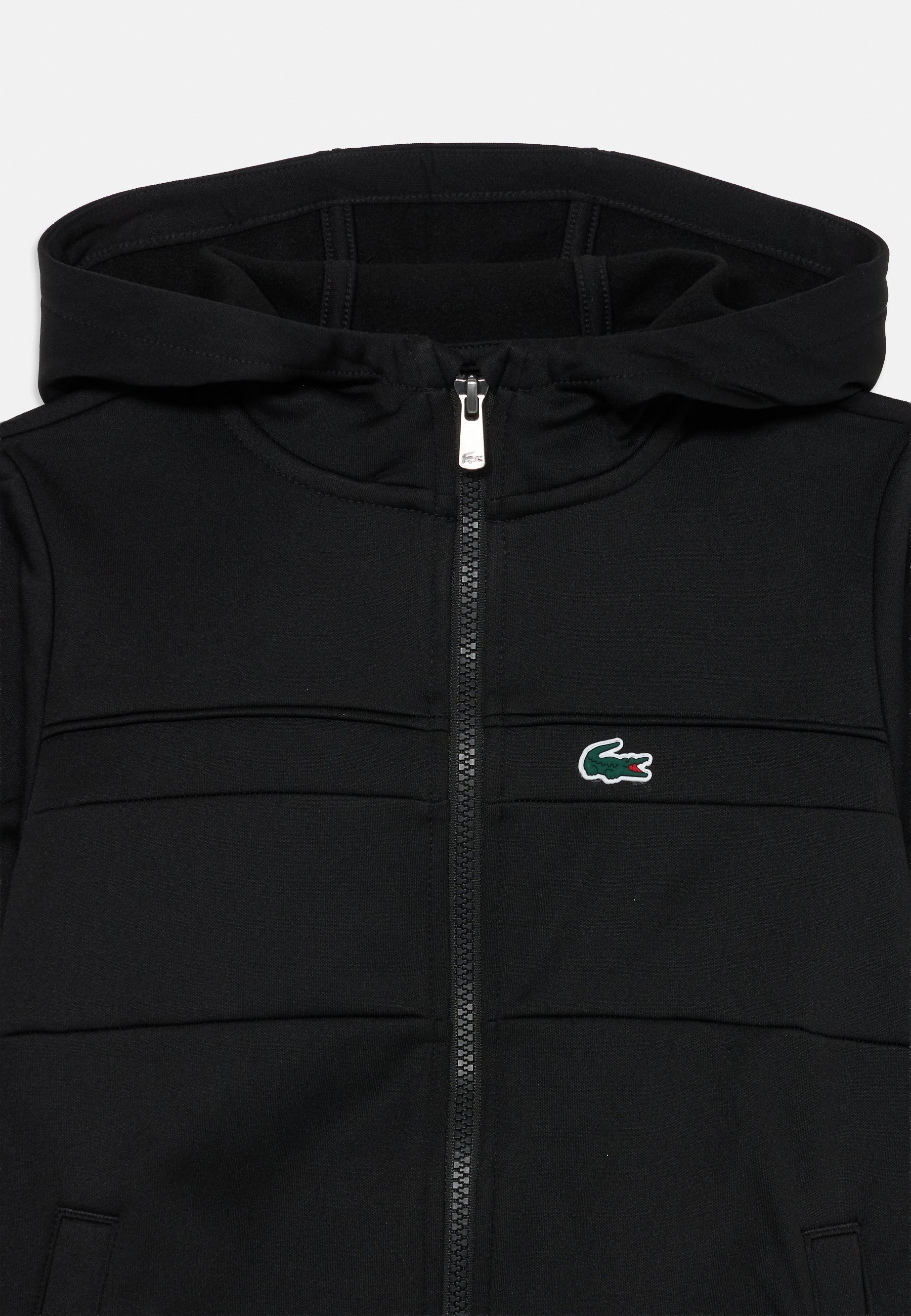 Lacoste FRONT STRIPE HOOD SET - Trainingspak - zwart