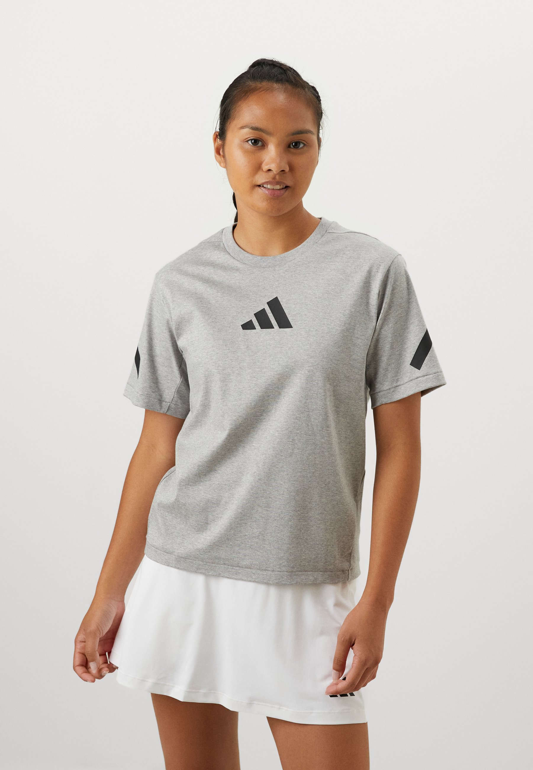 adidas Sportswear ZNE TEE - Sport T-shirt - middengrijs gemêleerd