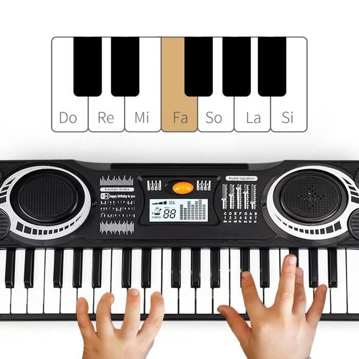 Piano de teclado infantil - SHIPENOPHY - 37 teclas - Eletrônico - Brinquedo educativo - Portátil