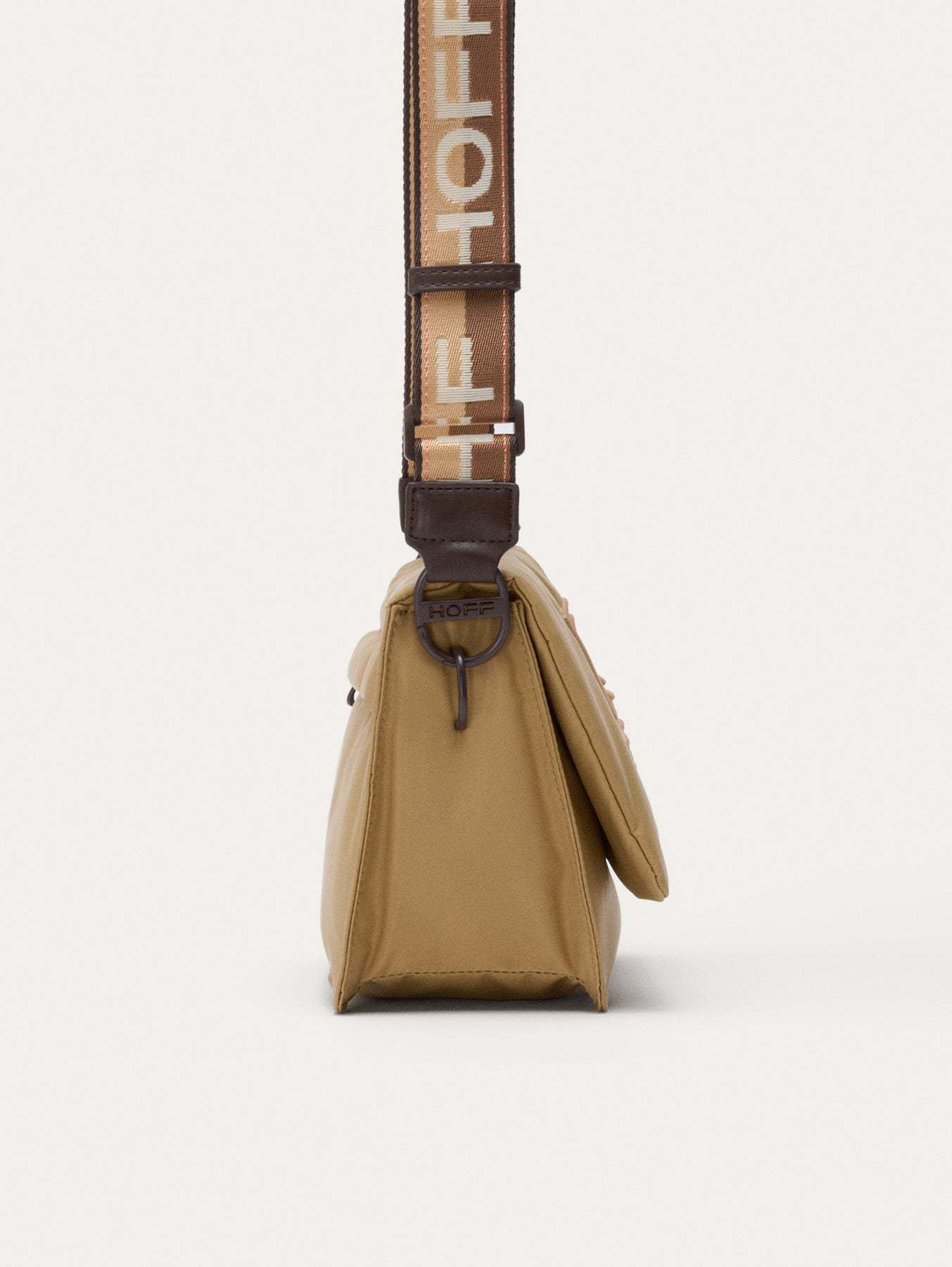 BANDOLERA NYLON GALLERY BEIGE