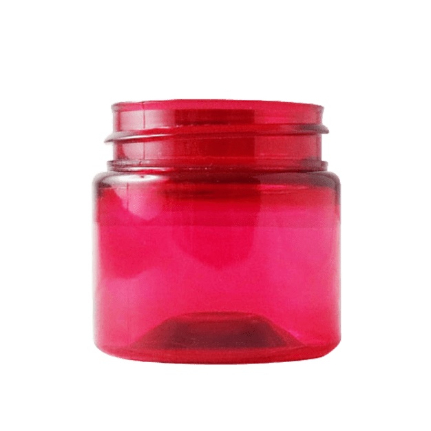 Klein roze potje van gerecycled PET, 50 ml - zonder deksel