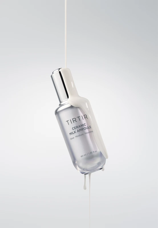 Hydratační pleťové sérum TIRTIR Ceramic Milk Ampoule s rozjasňujícím účinkem