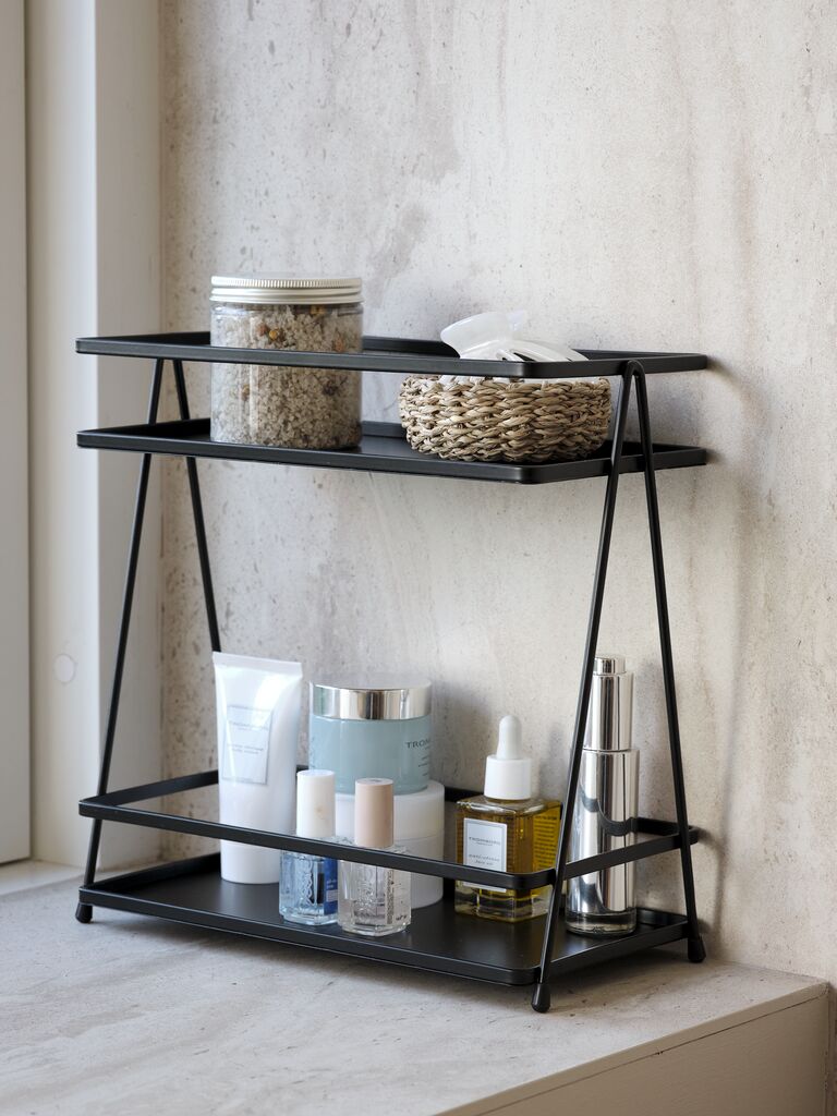 NACKA Kopalniški regal NACKA Š14xG26xV28cm črn