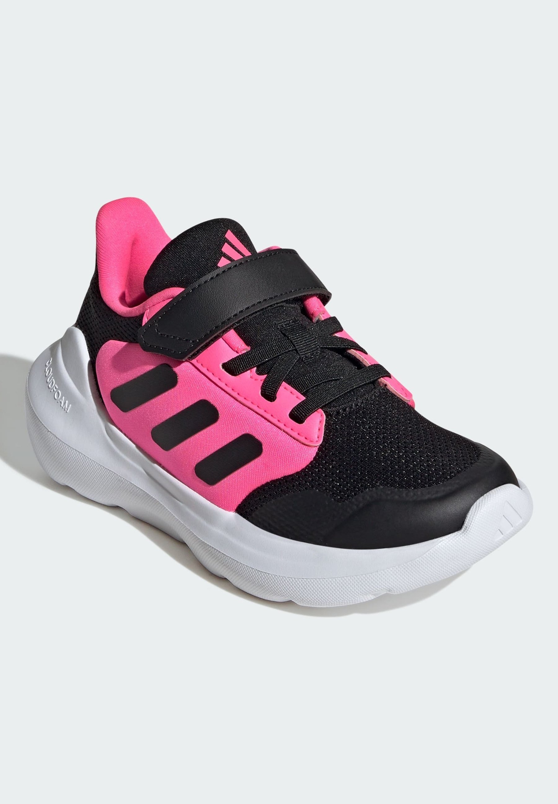 adidas Performance TENSAUR - Chaussures de running sur route - Noir et rose vif