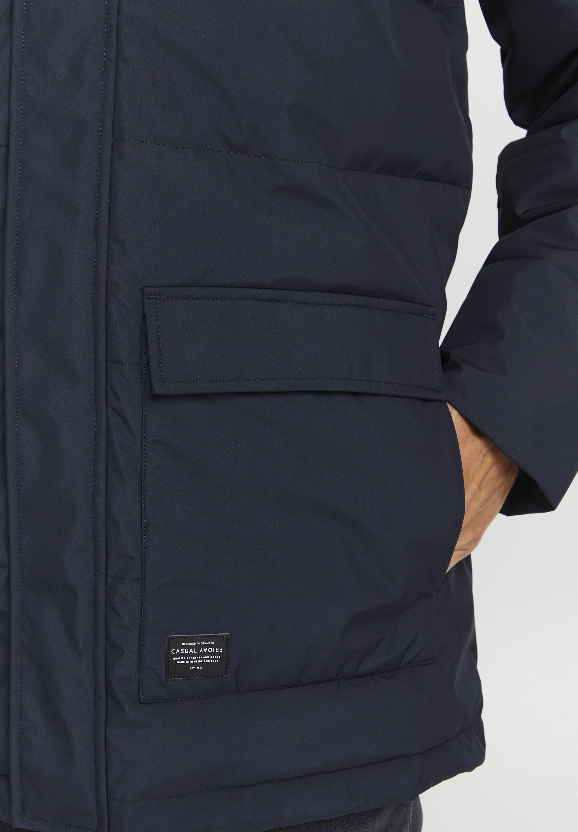 Casual Friday CFOlson - Winterjas - donkerblauw