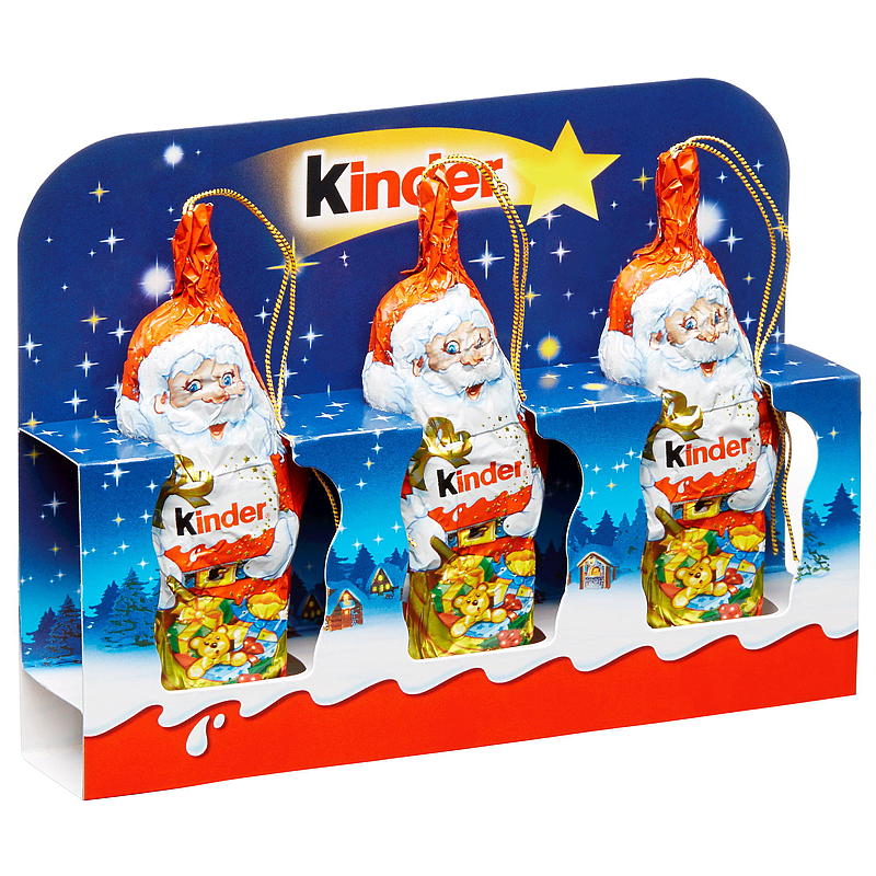 Kinder Kinder Santa 3-pakning 45 g