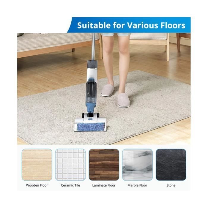 Brosse principale et filtre mousse de rechange compatibles Shark WD100/WD101/WD200/WD201