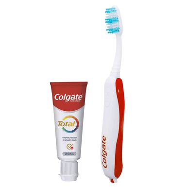 Colgate reisesett tannkrem tannbørste 1 enhet 1 enhet