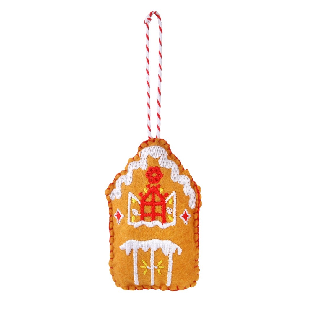 Dekoracja świąteczna Douglas Collection, sezonowa ozdoba choinkowa z filcu – 1 szt.