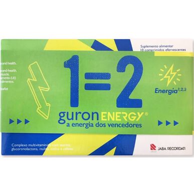 Comprimidos efervescentes Guronenergy 2 x 10 cápsulas