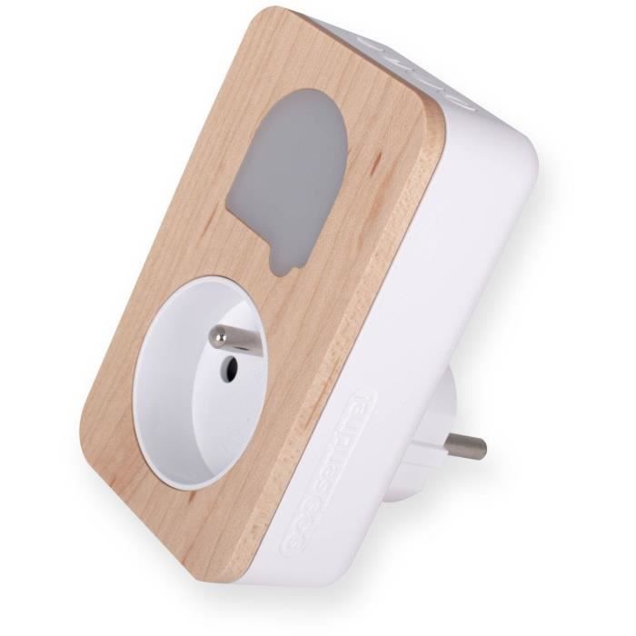 Wireless and battery-free doorbell with integrated plug - SCS SENTINEL - CSF0105 - SONE + Cosy - 25 melodies