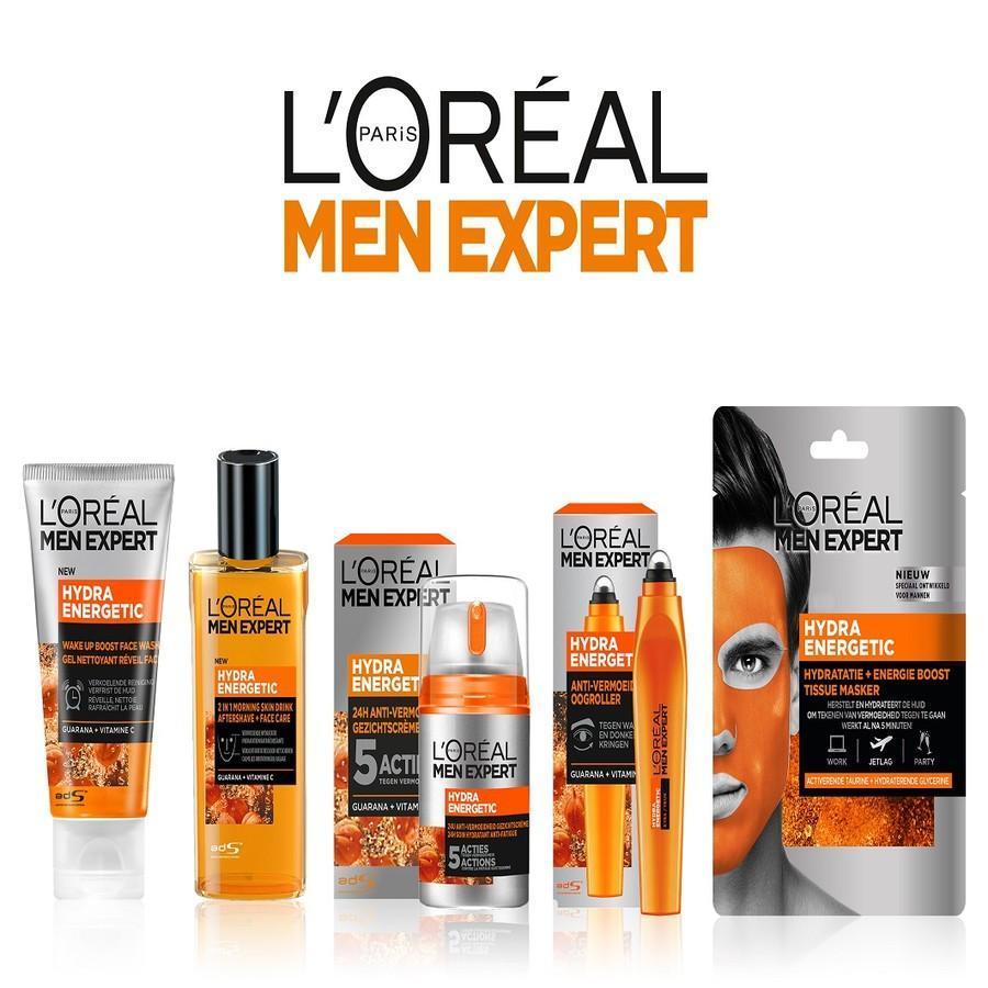 L'Oréal Paris maska za lice Men Expert Hydra Energetic Hydration - 1 komad