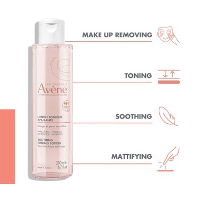 Avène Soothing Toning Lotion Mild återfuktande toner för ansikte och ögon 200 ml 200 ml