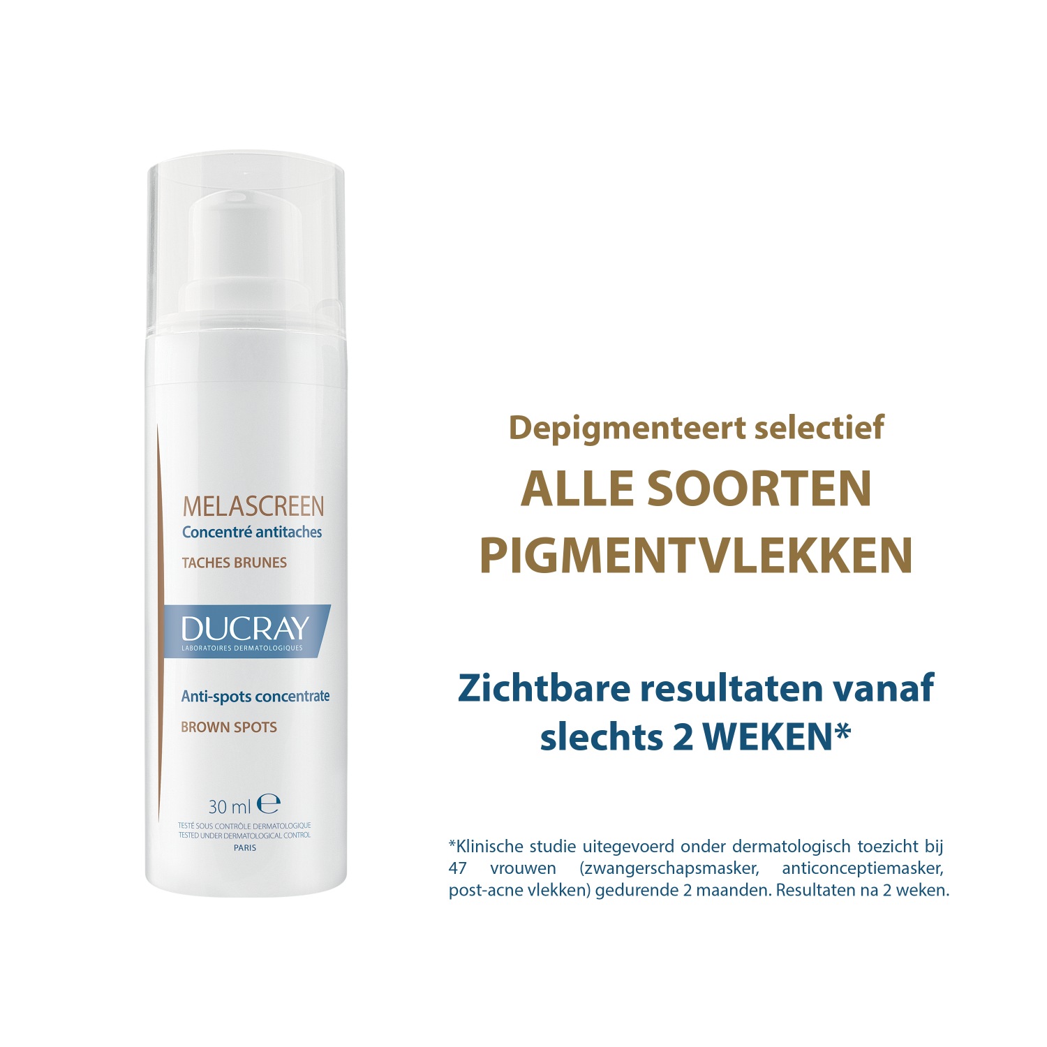 Ducray Anti-Pigmentflecken-Creme MELASCREEN Anti-Pigmentflecken-Konzentrat – 30 ml
