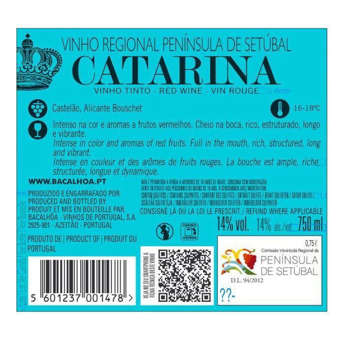 Catarina Rouge 2018 0,75 L