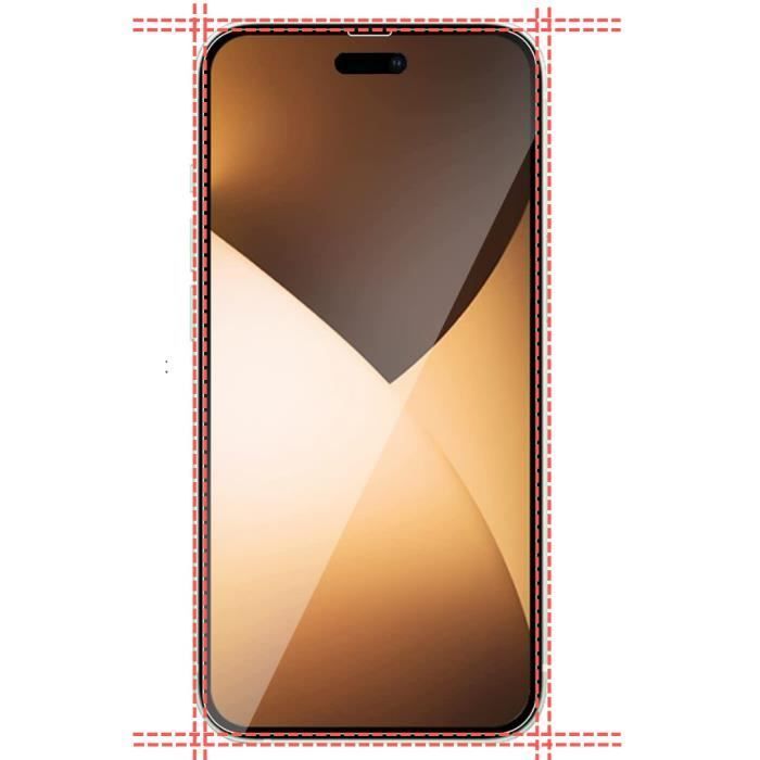 Funda antigolpes para iPhone 14 Pro Max y 2 protectores de pantalla de cristal templado de Phonillico®.