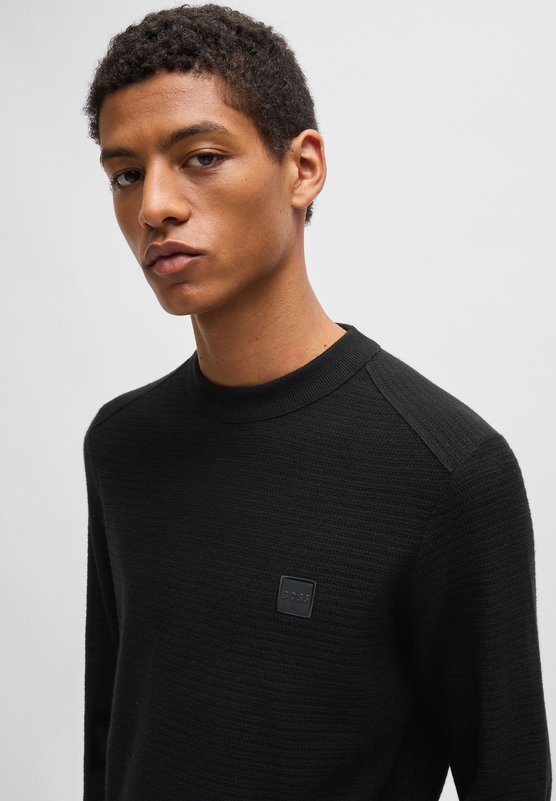 BOSS ANION - Jumper - zwart