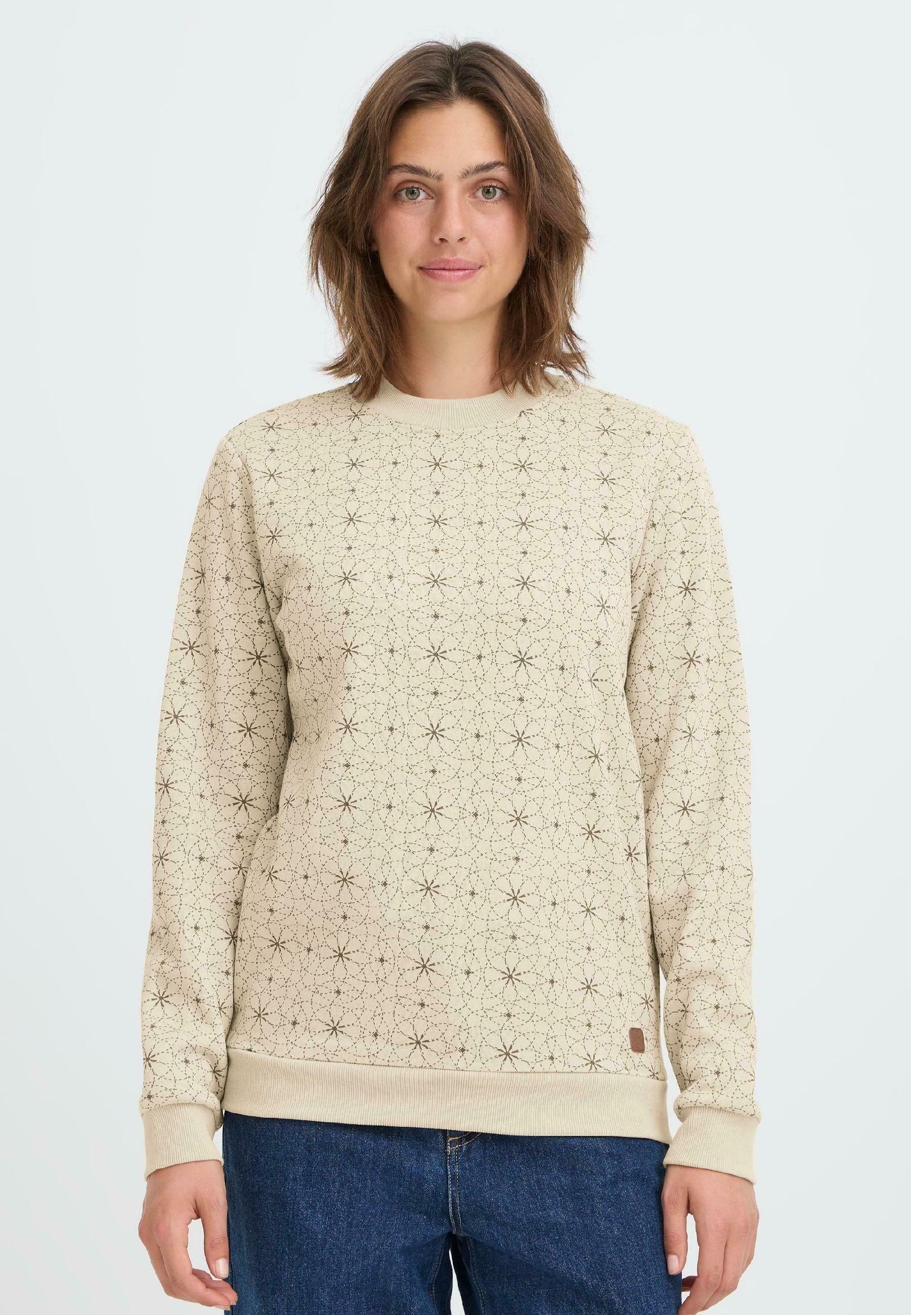 Oxmo OXKAREN - Sweat à capuche - oyster