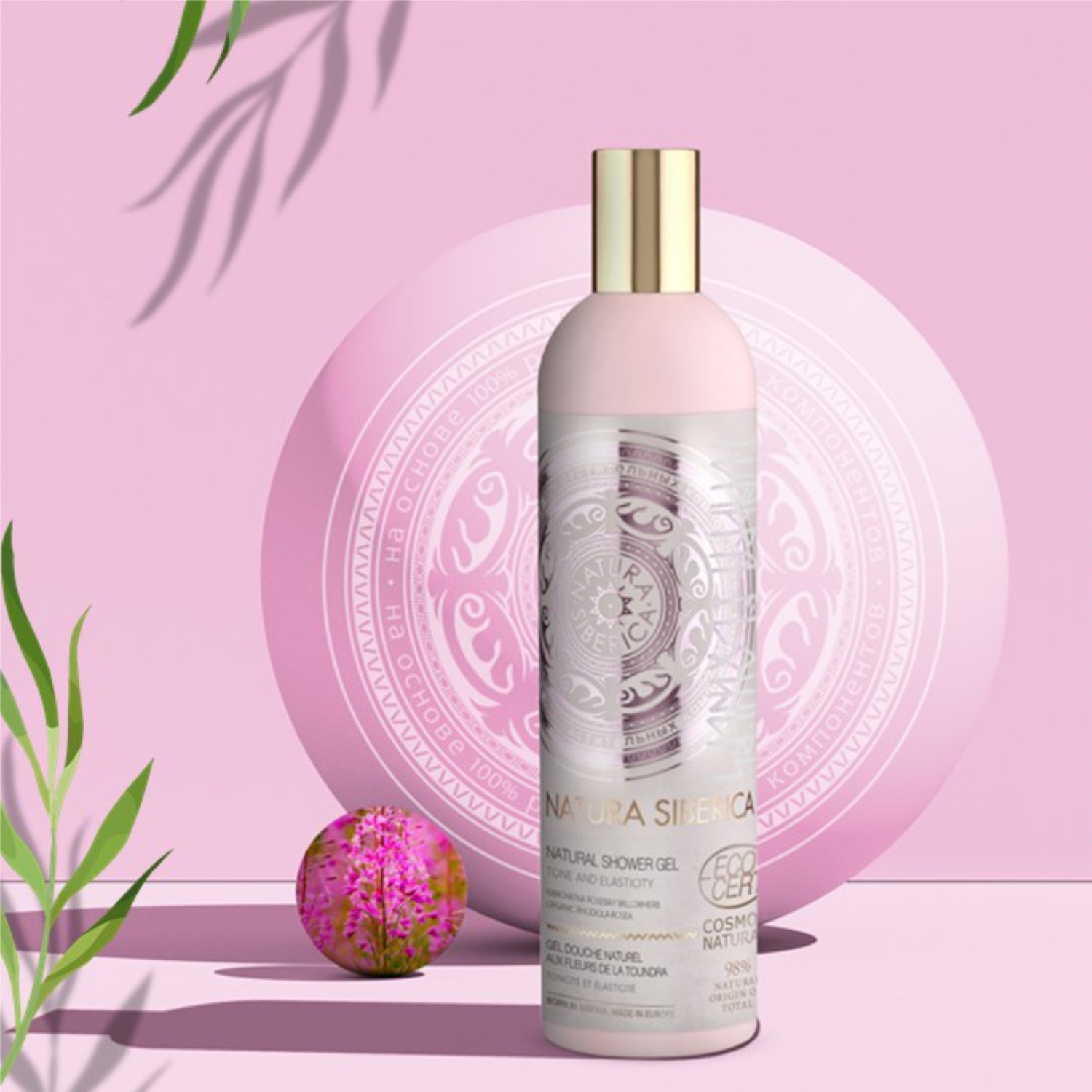 Natura Siberica Gel Douche Tonicité Fleurs de la Toundra