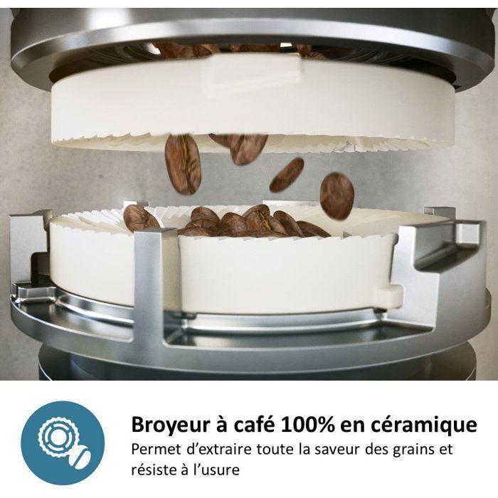 Philips EP2339/40 2300 Serie Espressomachine met Koffiemolen - LatteGo - 4 Recepten - Keramische Koffiemolen - Panther Black