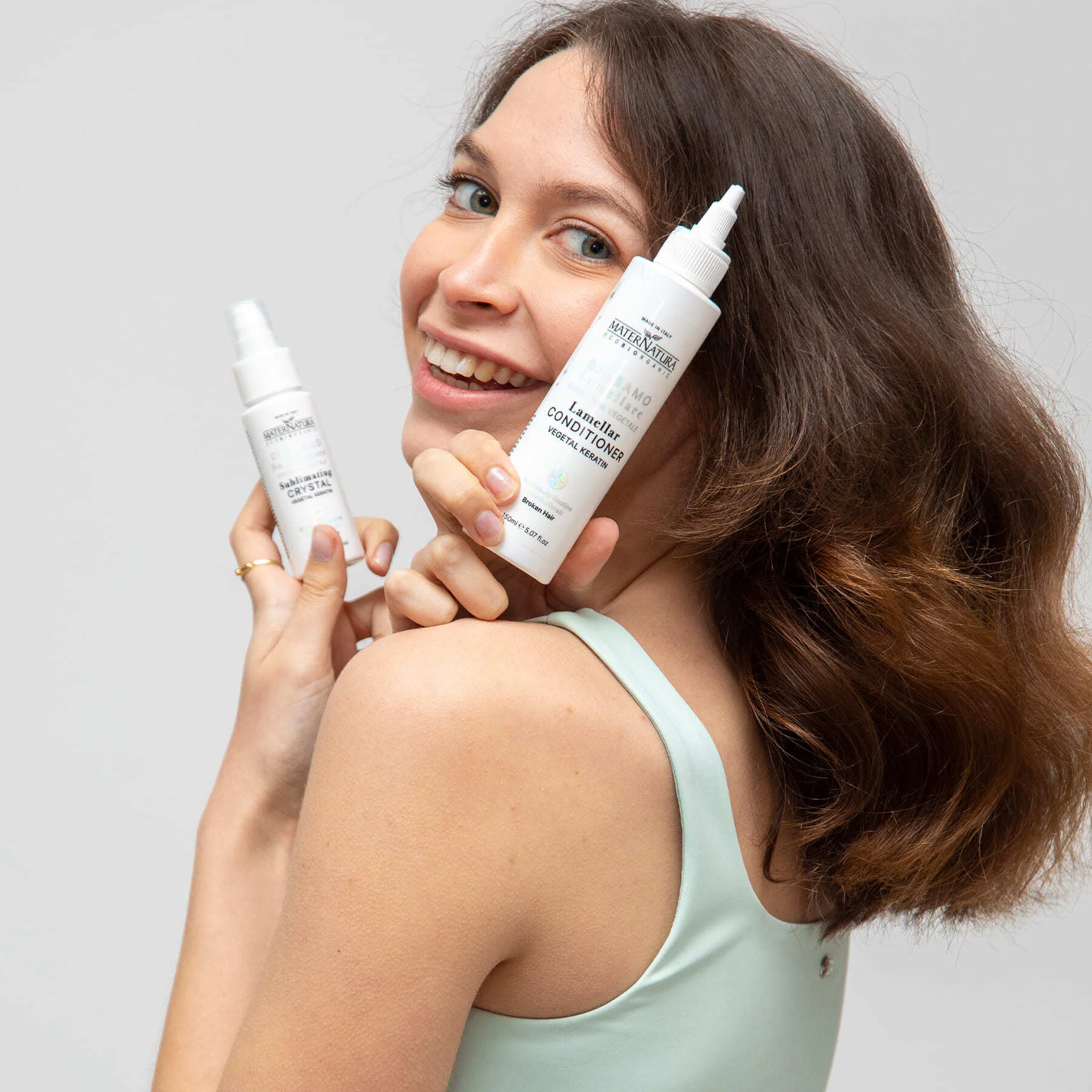 Routine Complete Kit Laminazione Capelli Per Capelli Sfibrati Con Cheratina Vegetale - Cofanetti per Capelli, Ristrutturanti & Ricostruttivi