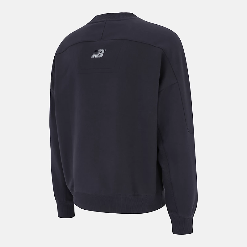 Herren-Sweatshirt aus French Terry mit Rundhalsausschnitt - ECLIPSE