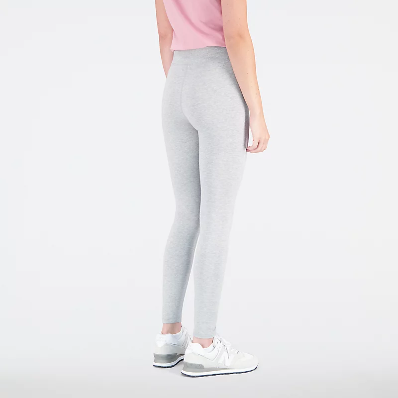 Damskie leggings Essentials Stacked Logo Cotton - ATHLETIC GRAY