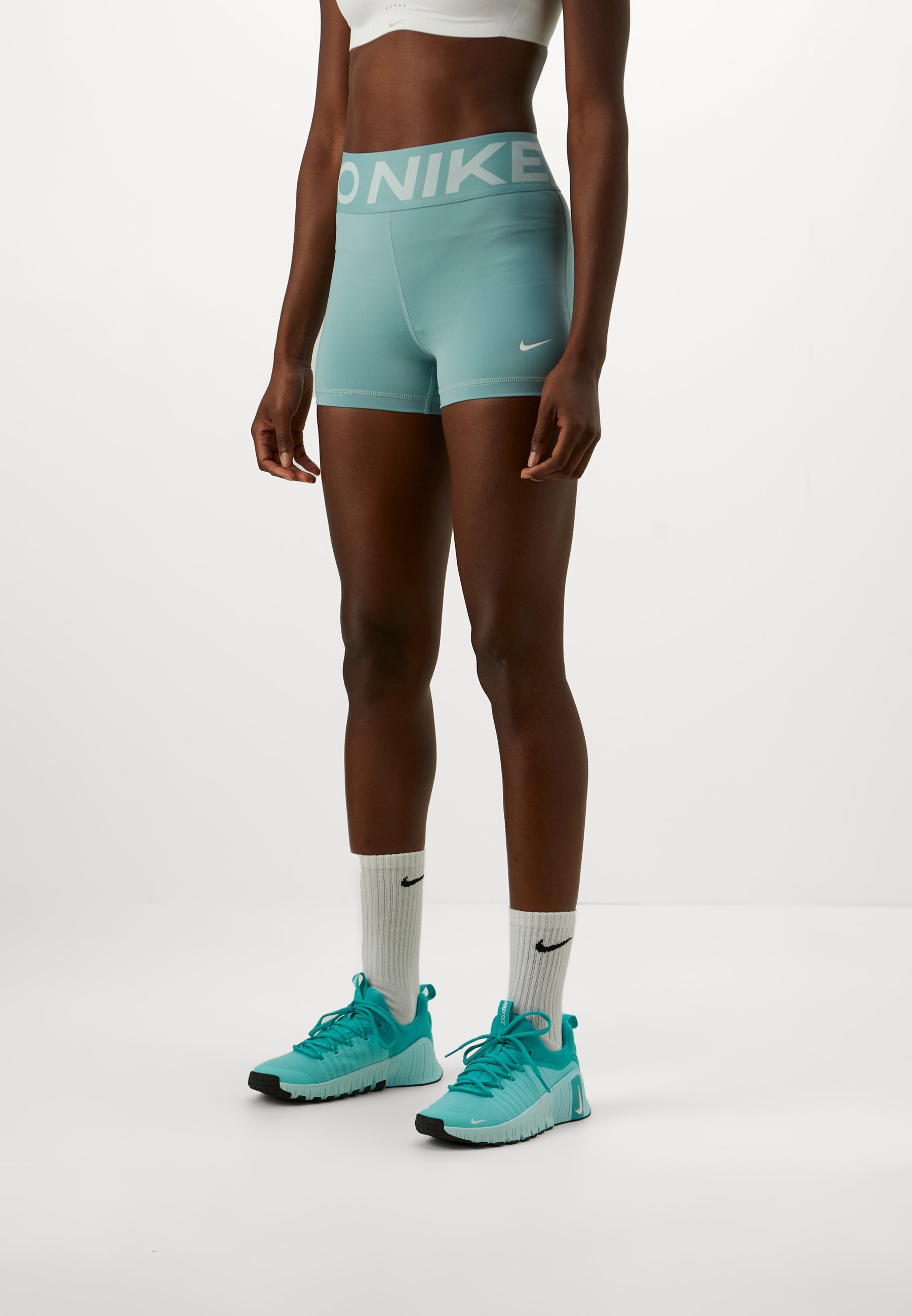 Legging Nike Performance SCULPT SHORT - Canon/Blanc