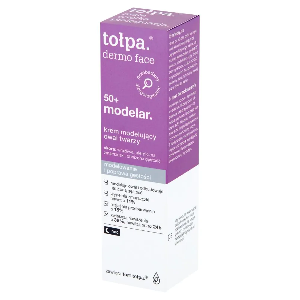 Tołpa Modelar 50+ Krem modelujący owal twarzy na noc