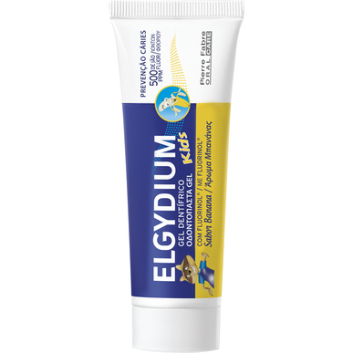 Elgydium Kids zobna pasta z okusom banane v gelu 2-6 let 50 ml 50 ml