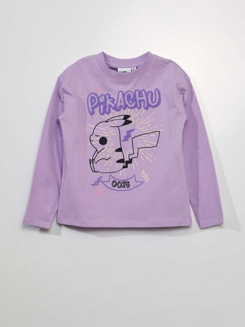 Camiseta de manga larga de Pokémon - MORADA