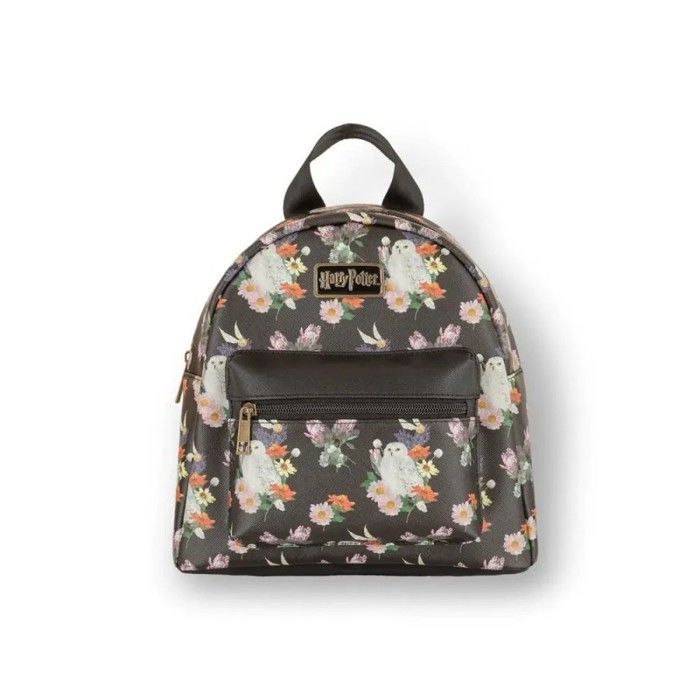 Small Harry Potter Hedwig Flower Backpack - Black