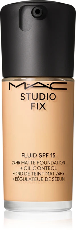 MAC Cosmetics Studio Fix Fluid SPF 15 24HR мат пудер + контрола ољуштености