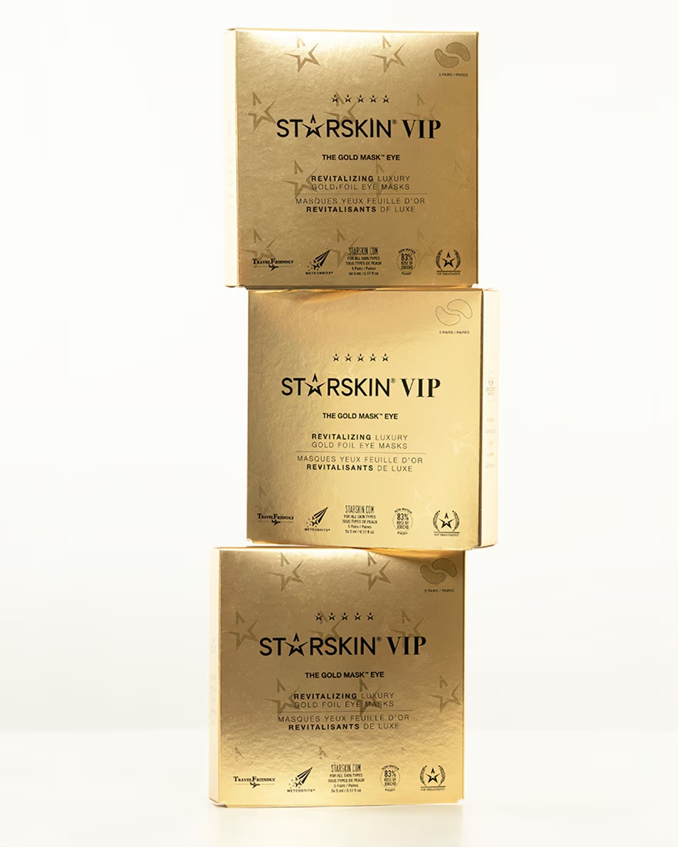 STARSKIN VIP THE GOLD MASK™ ACU MASKA 5 GAB. IEPAKOJUMS