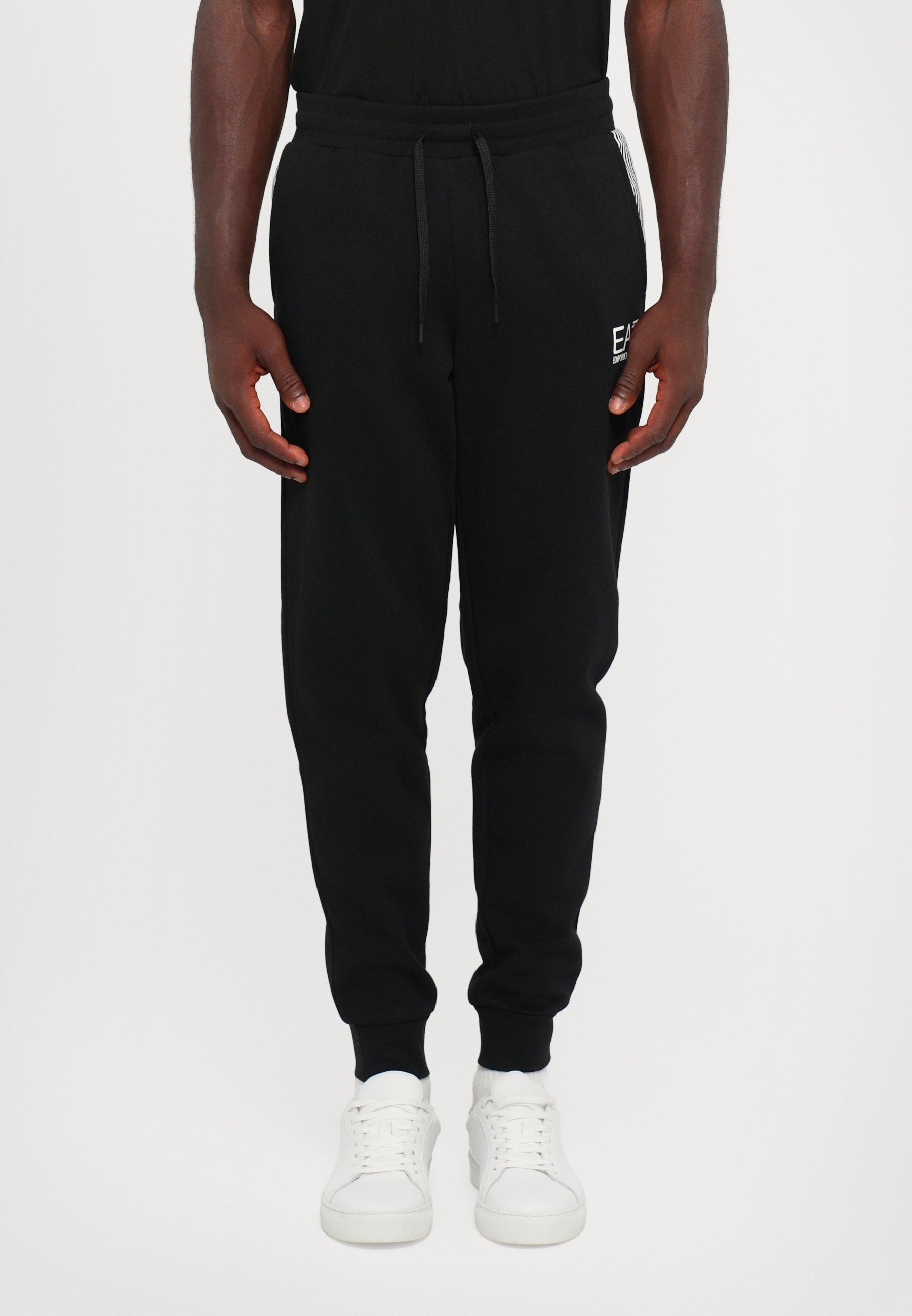 EA7 Emporio Armani TRAIN LINES PANTS - Trainingsbroek - zwarte schoonheid