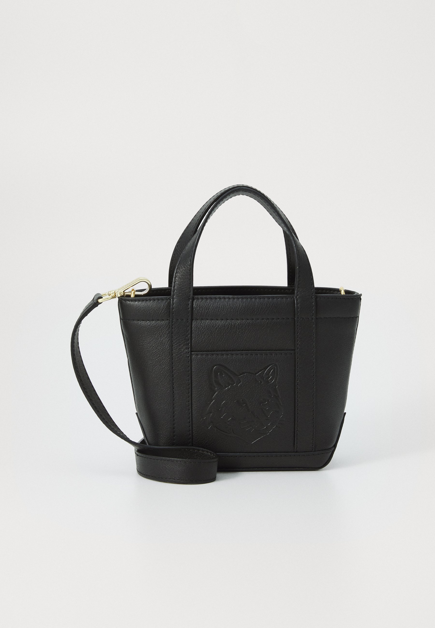 Maison Kitsuné FOX HEAD MINI TOTE - Handtas - zwart