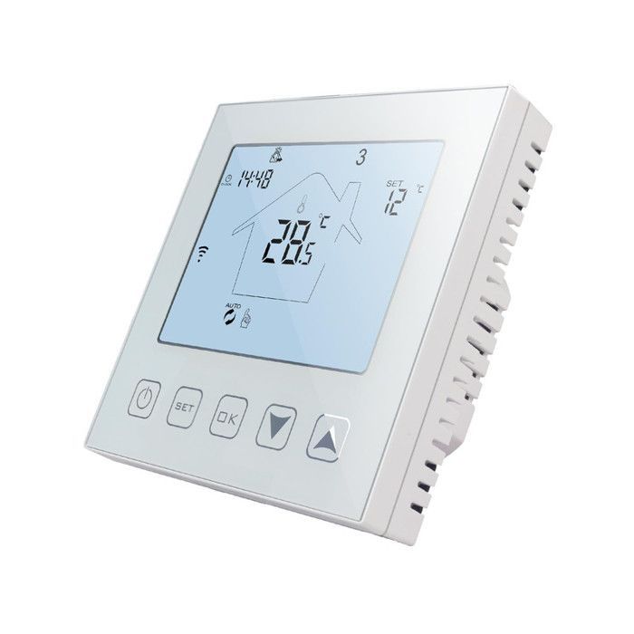 KETOTEK 16A Wi-Fi slimme thermostaat, elektrische vloerverwarming met sensor, compatibel met Alexa, kamerthermostaat
