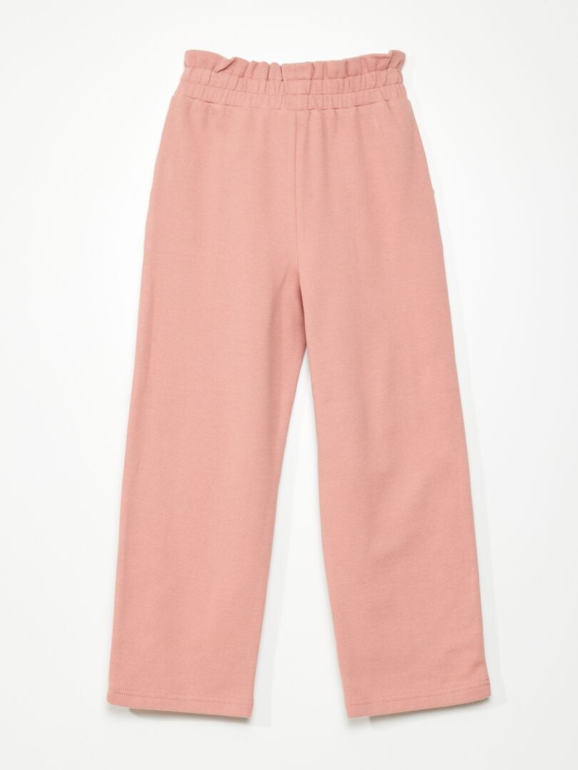 Broek met keperbinding - ROZE