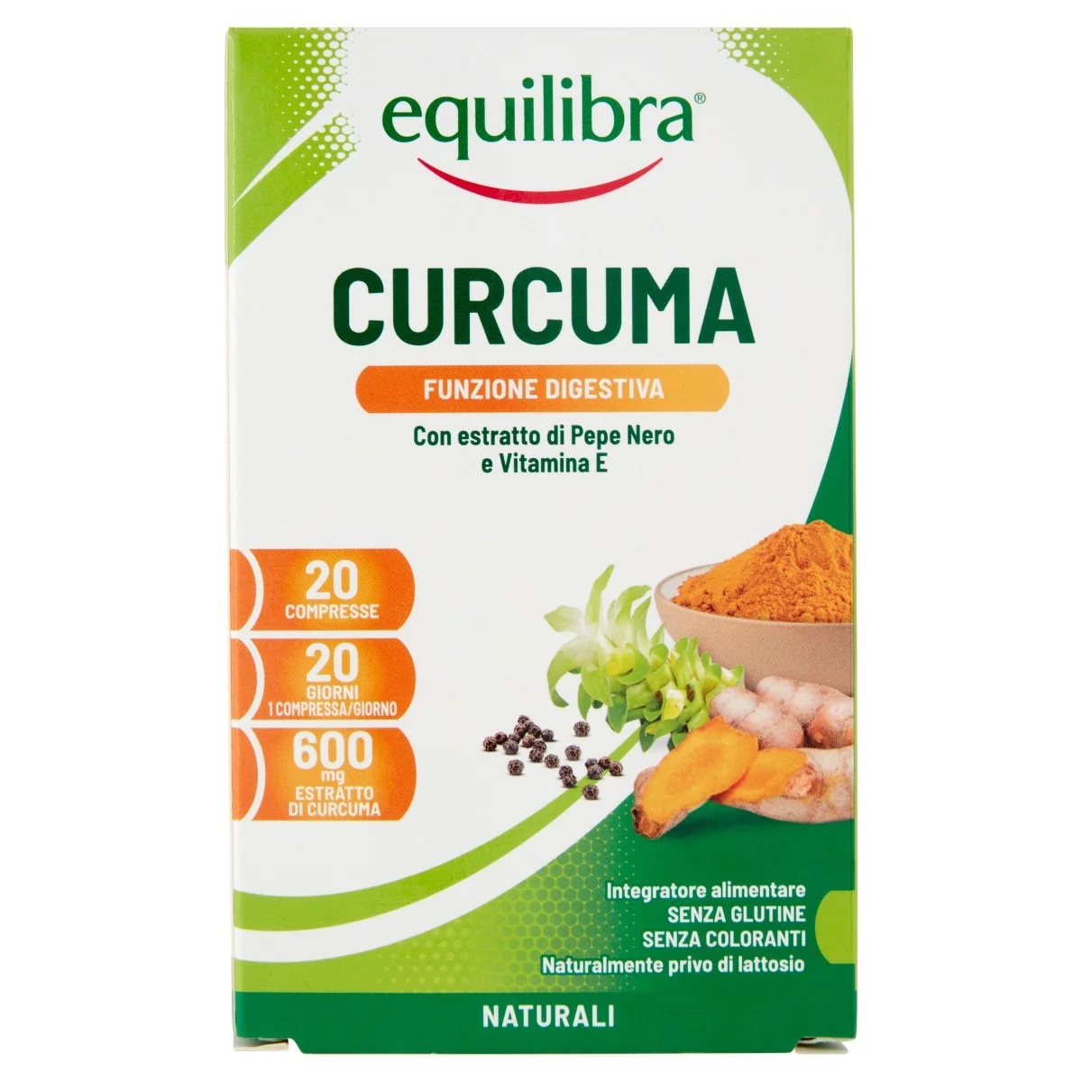 EQUILIBRA Equilibra Kurkuma 20 Antioxidantien-Tabletten