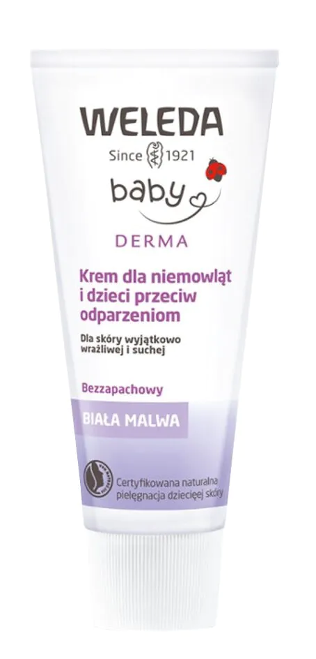 Weleda Krem Dla niemowląt i Dzieci przeciw Odparzeniom z Białą Malwą