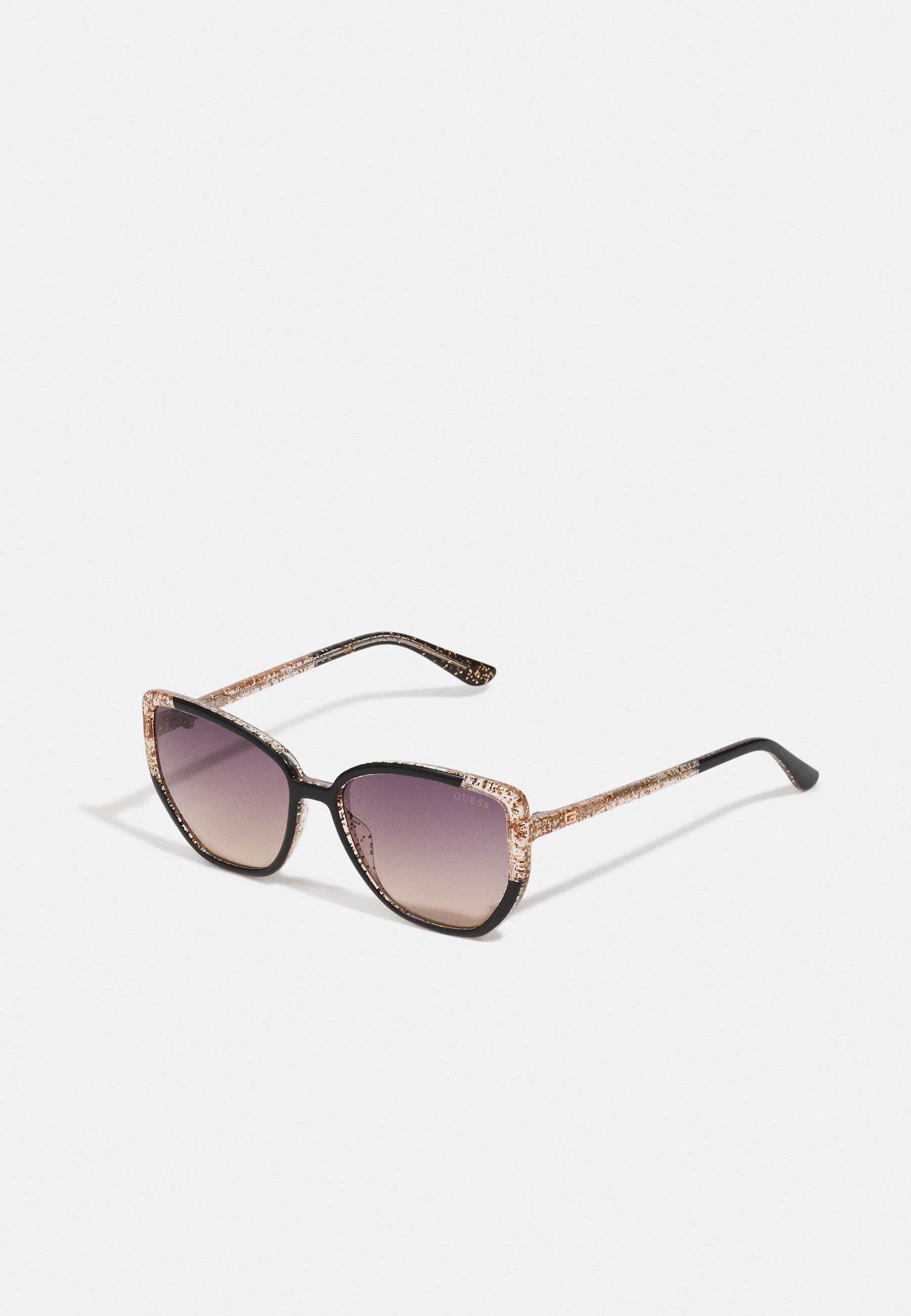 Occhiali da sole Guess - nero lucido/viola sfumato