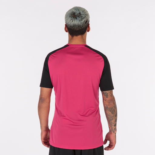 Camiseta Manga Corta Joma Academy Iv Fucsia Negro