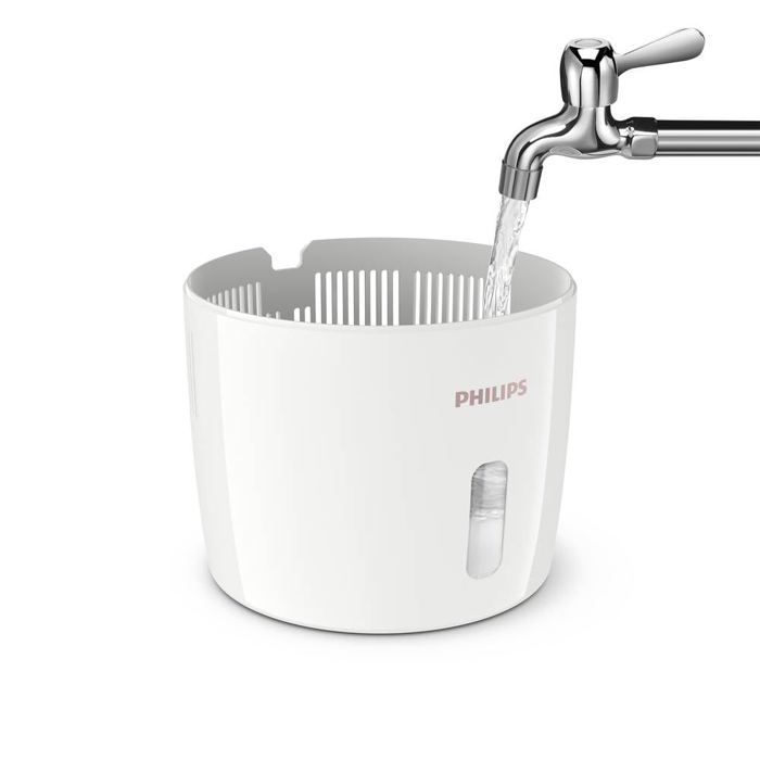 Umidificatore d'aria - PHILIPS - HU2716/10 - Serie 2000 - Silenzioso e connesso - Fino a 32 m² - Bianco