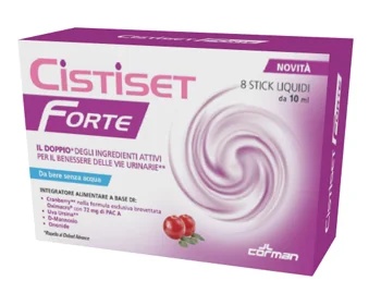 CISTISET Cistiset Forte Voedingssupplement voor de gezondheid van de urinewegen 8 sachets Cystitis